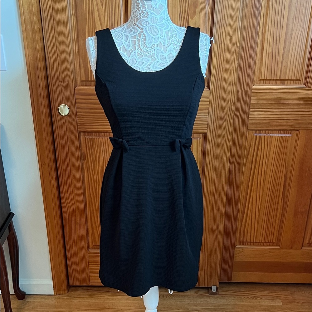 NWT Lauren Conrad Bow Embellished Little Black Dress